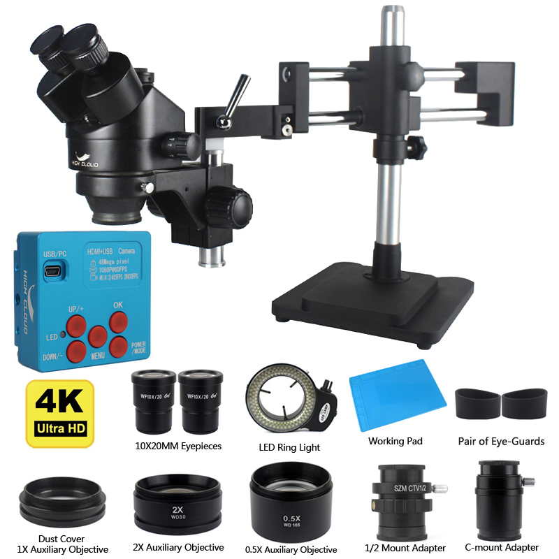 Simul-Focal Industrial Microscope 4K Hdmi - Kamera przemysłowa 4K 48MP HDMI USB