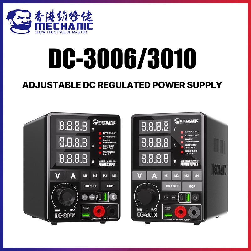 High Precision Dc Power Supply 30V 10A - MECHANIC Seria DC-30 Stacjonarny Regulowany Zasilacz
