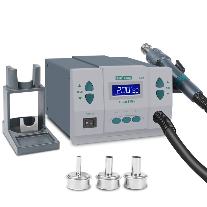 Hot Air Rework Station 861Dw - 1000W220/110V 861DW HeatGun Bezołowiowa stacja lutownicza