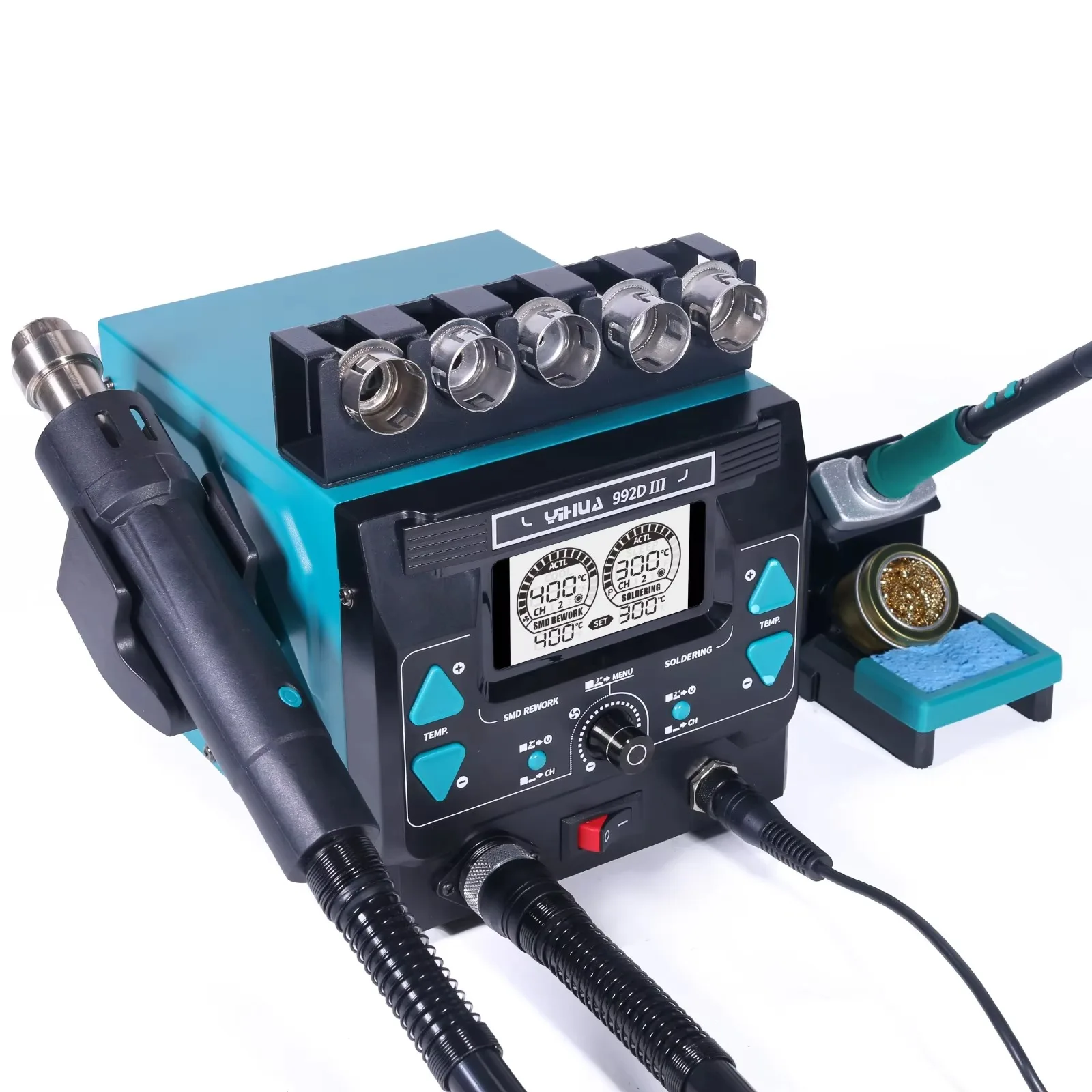 C210 Precision Soldering Station - Zestaw lutowniczy YIHUA992D-III 1000W o dużej