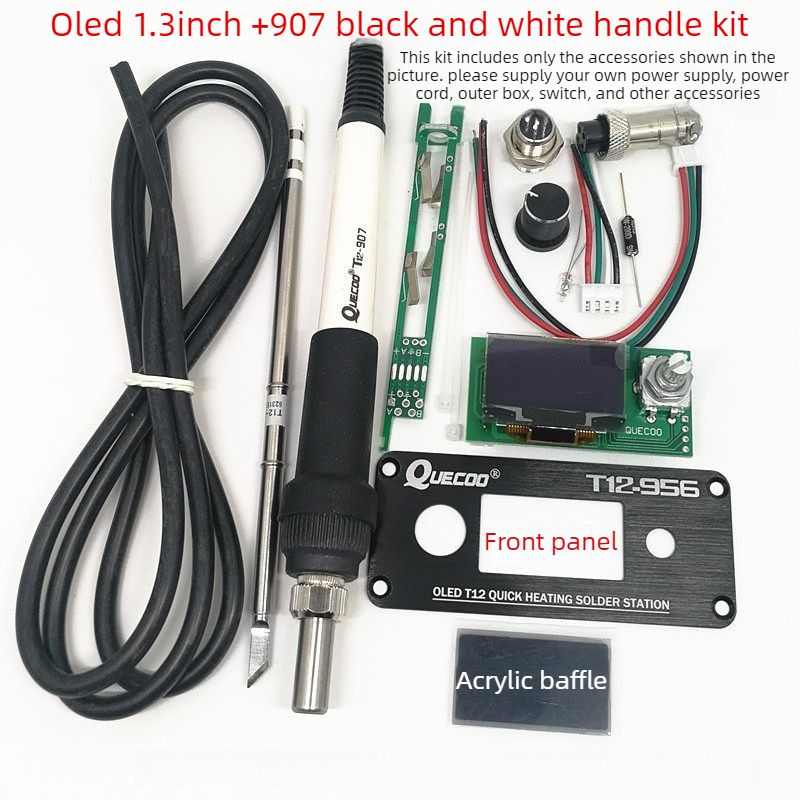 Zestaw kontrolera stacji lutow – T12 Soldering Station Oled recenzja i cena