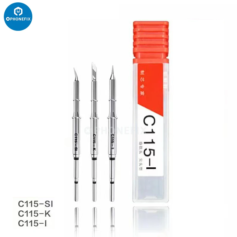 C210 C245 C115 Precyzyjne grot – C115 Nano Soldering Iron Station recenzja i cena