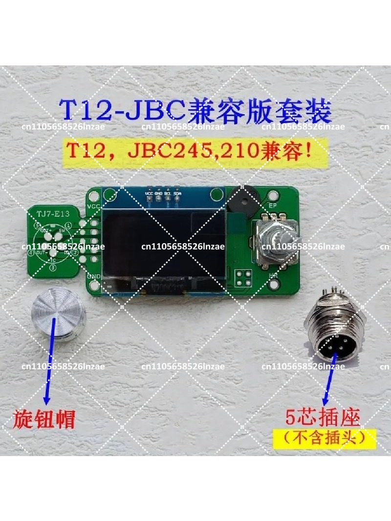 Płytka sterująca stacji lutown – T12 Soldering Station Oled recenzja i cena
