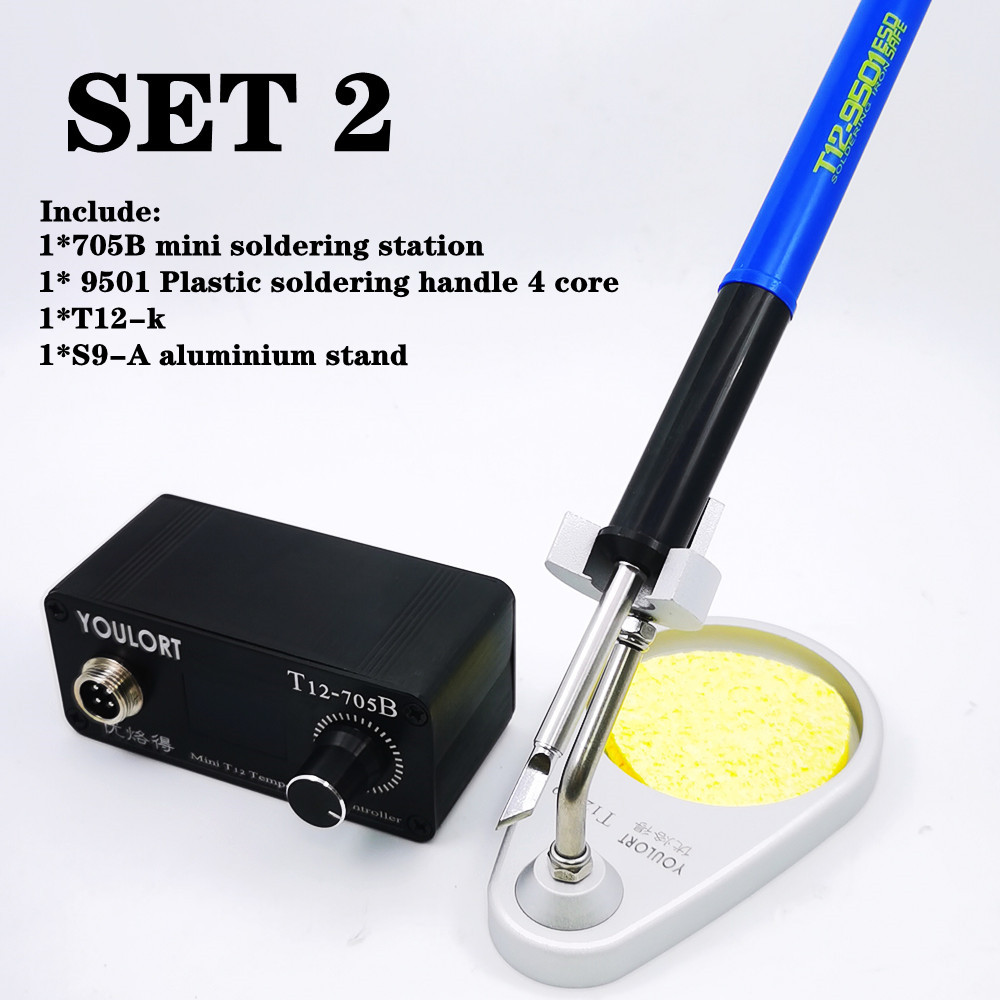 MINI T12-705B stacja lutownicz – T12 Soldering Station Oled recenzja i cena