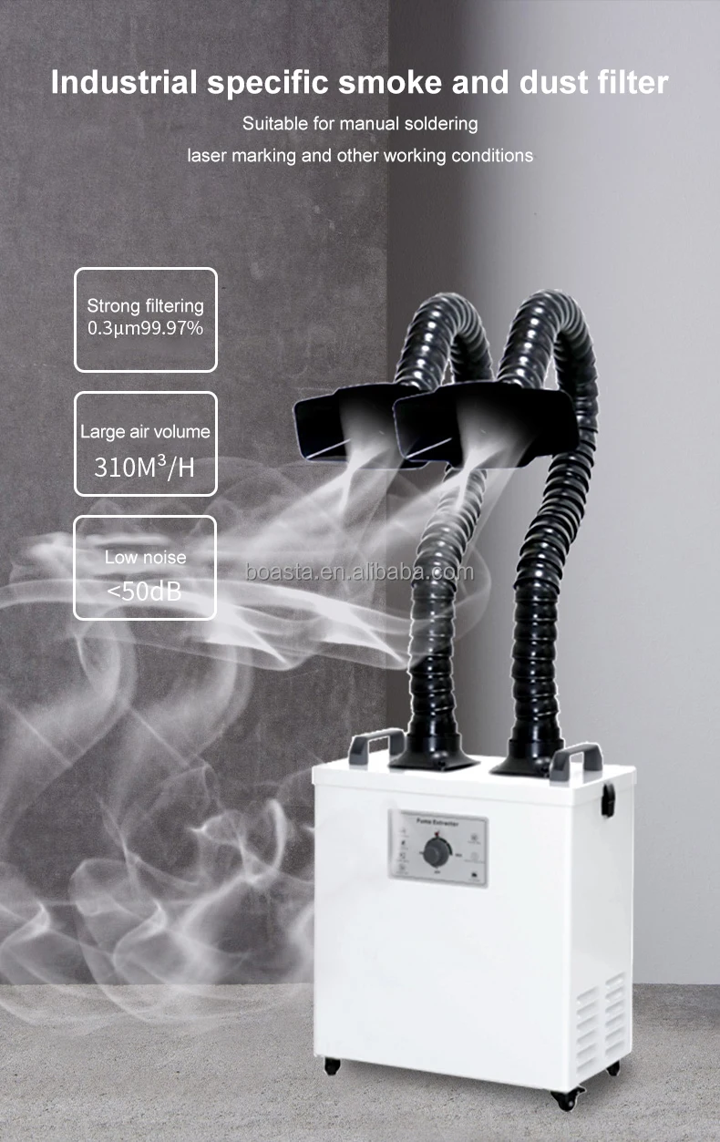Oczyszczacz Powietrza Boasta S – Fume Extractor Soldering Dual Arm recenzja i cena