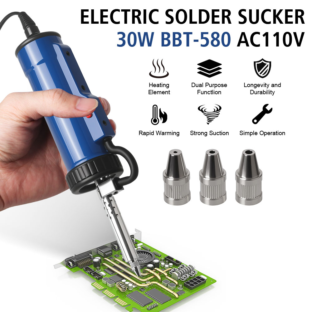 Elektryczna odsysarka do cyny  – Desoldering Pump Electric Vacuum Station recenzja i cena