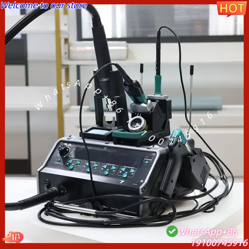 Stacja lutownicza 5-w-1 YIHUA- – Desoldering Pump Electric Vacuum Station recenzja i cena