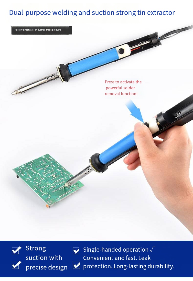 Elektryczna odsysarka do cyny  – Desoldering Pump Electric Vacuum Station recenzja i cena