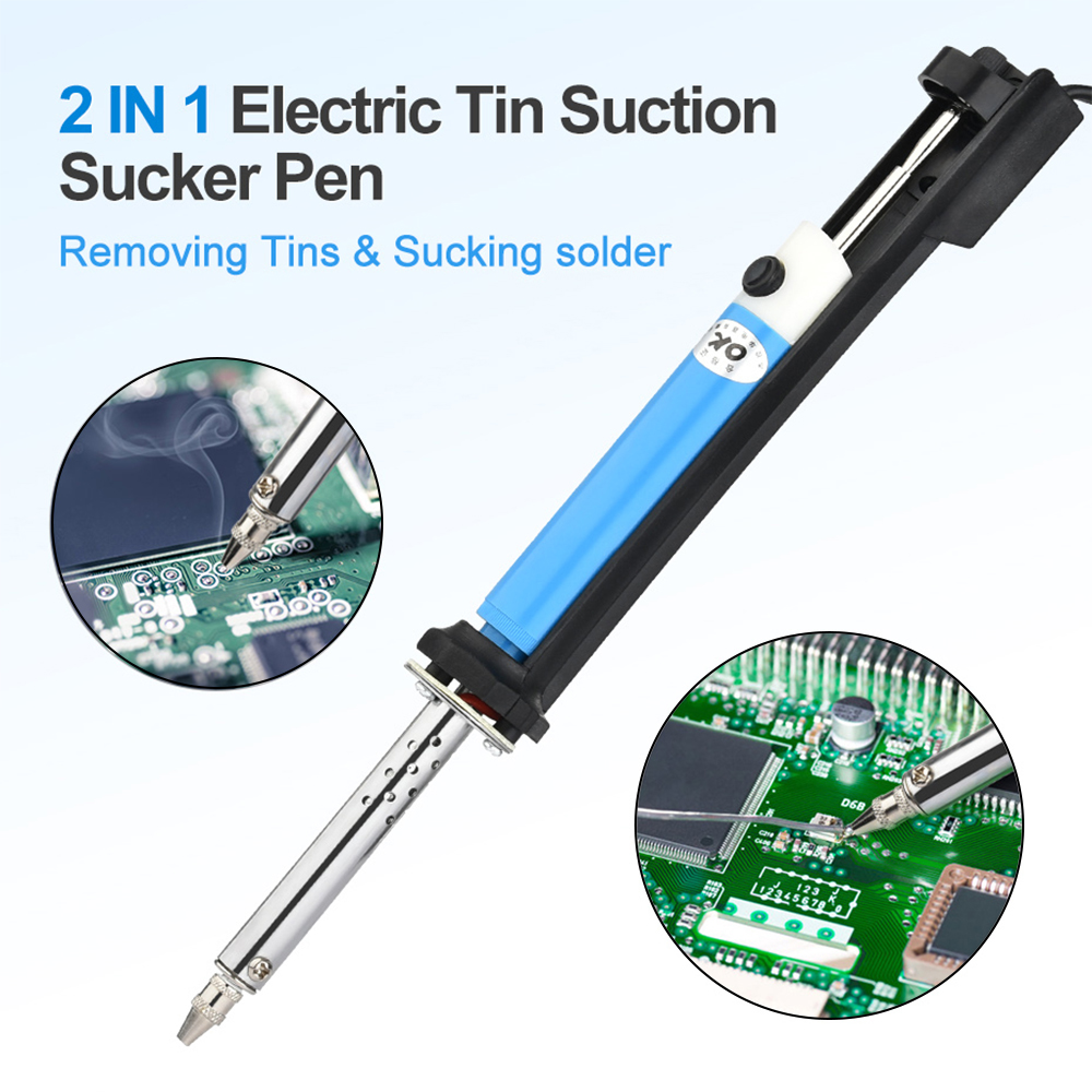 Elektryczna odsysarka do cyny  – Desoldering Pump Electric Vacuum Station recenzja i cena