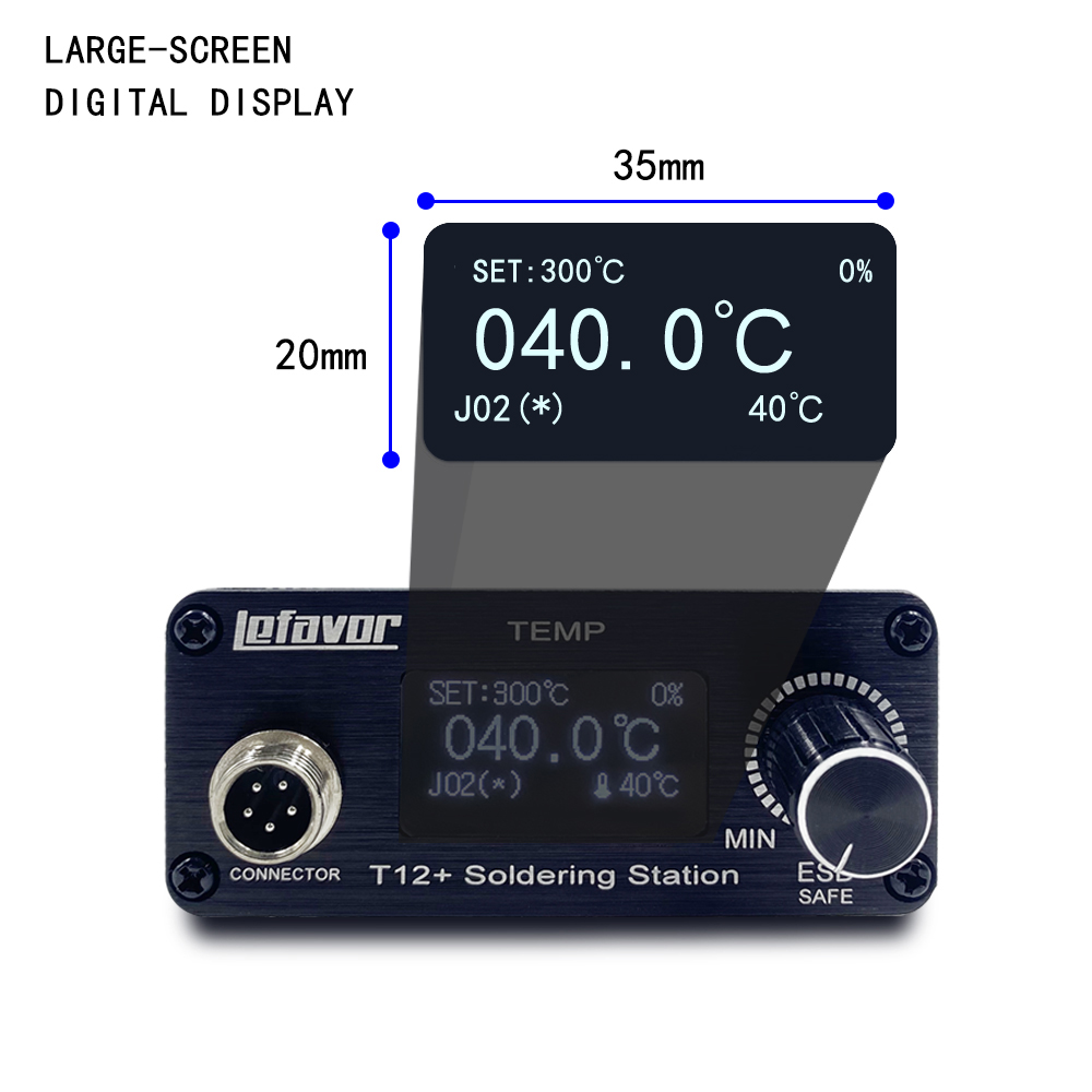 Stacja lutownicza T12+ lutowni – T12 Soldering Station Oled recenzja i cena